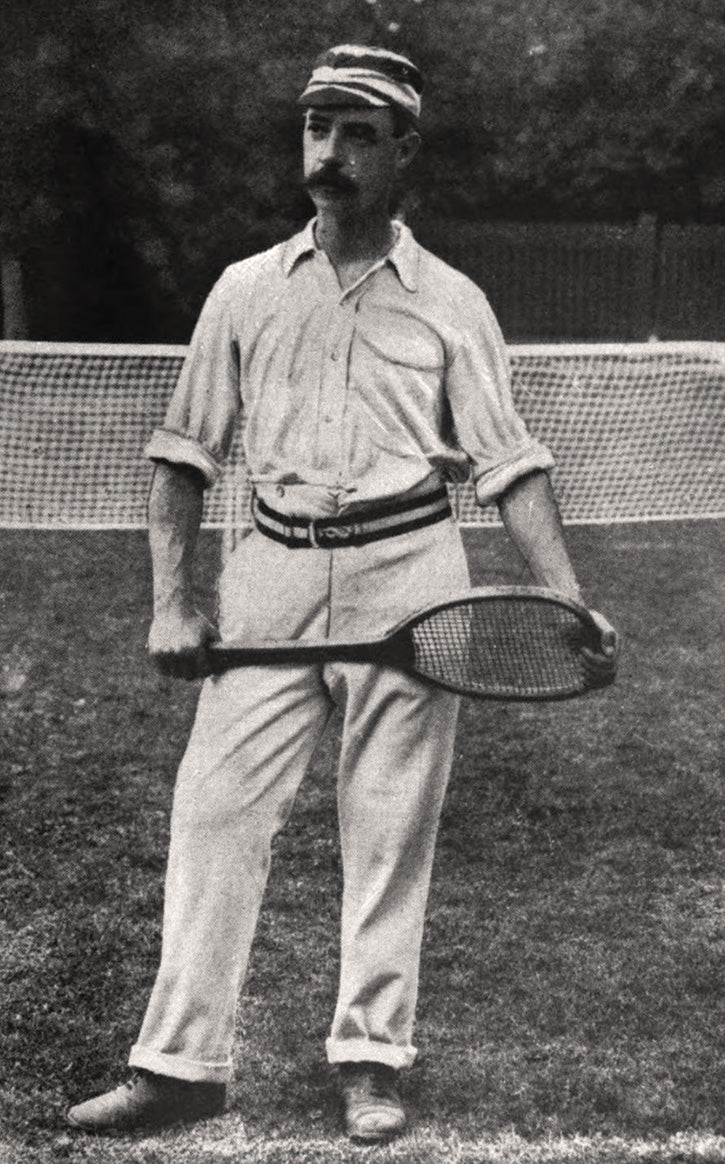 Vintage tennis player