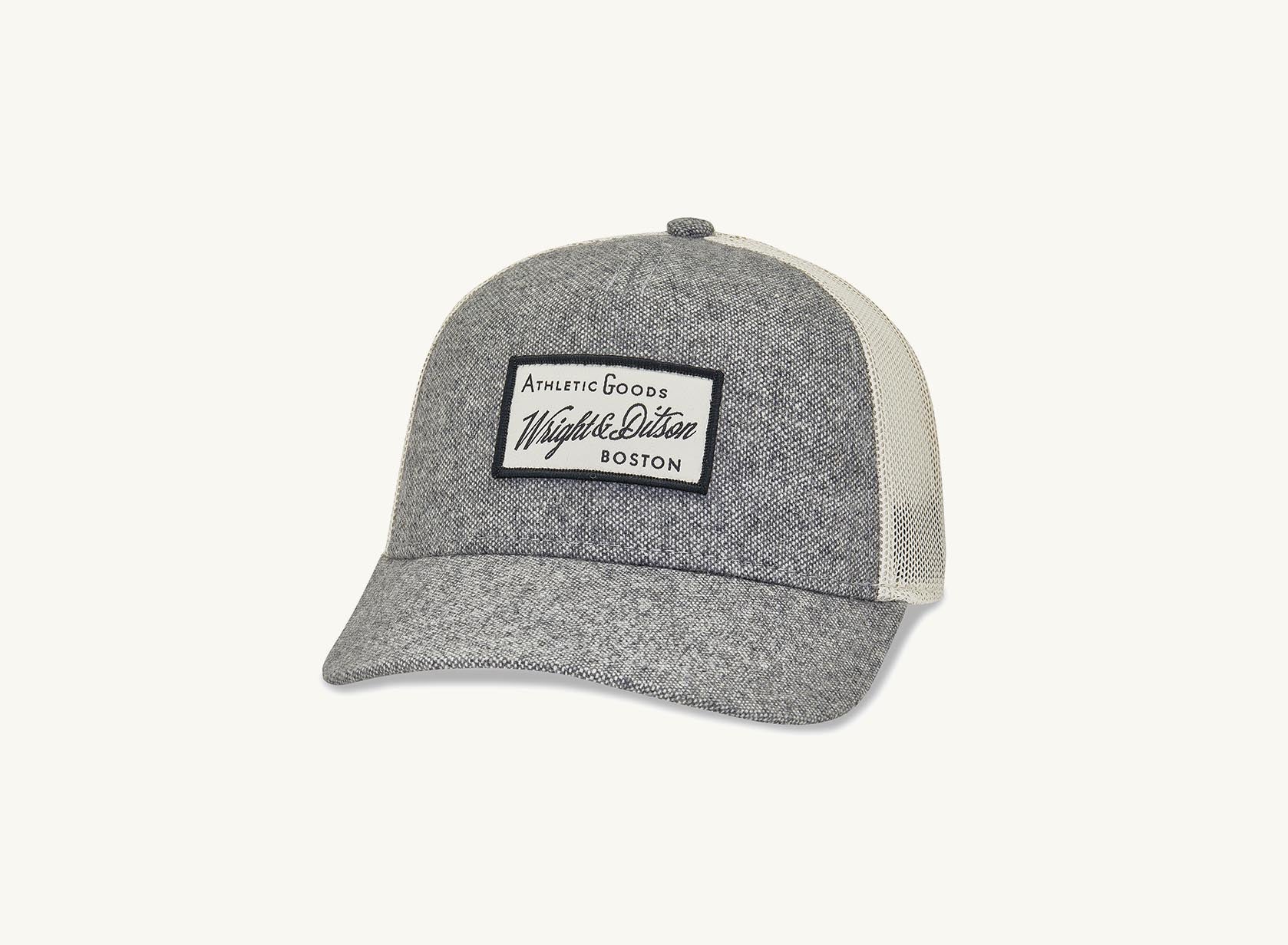 grey athletic goods hat