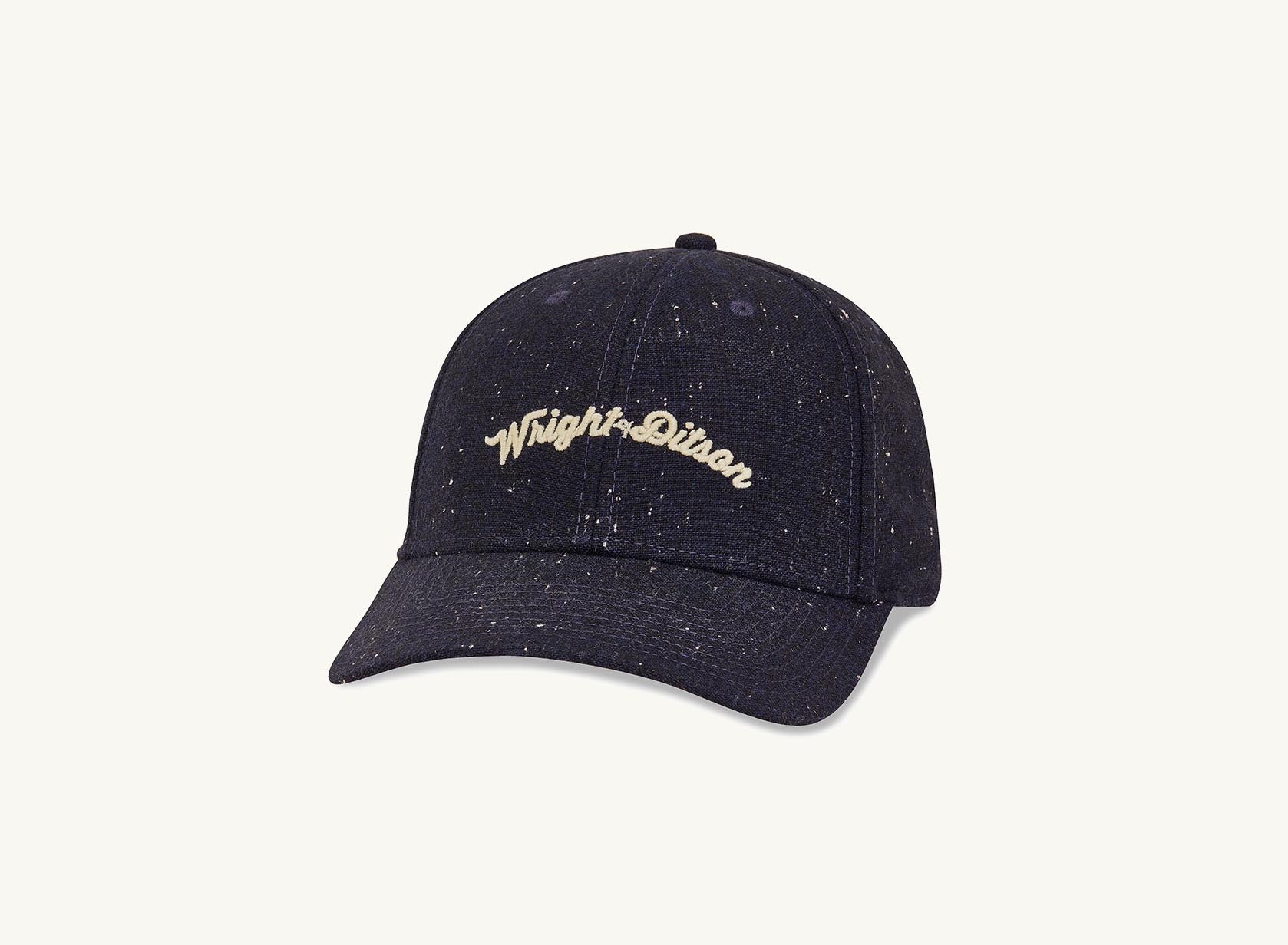 navy fleck Wright and Ditson hat