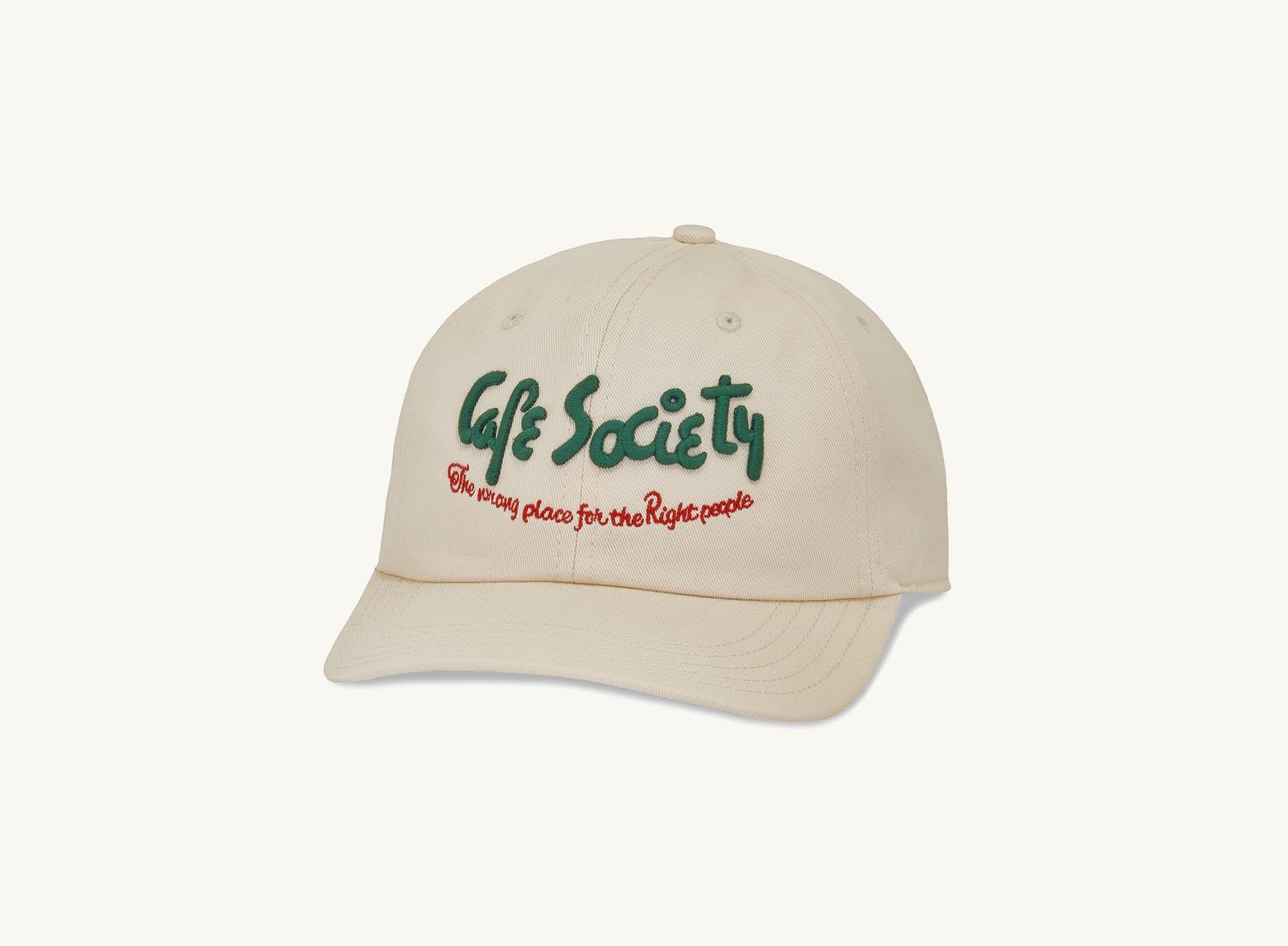 beige cafe society hat