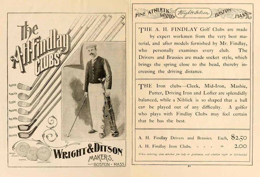 The A.H Findlay Clubs ad