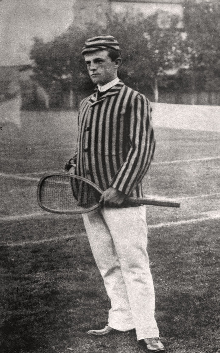 Vintage tennis player