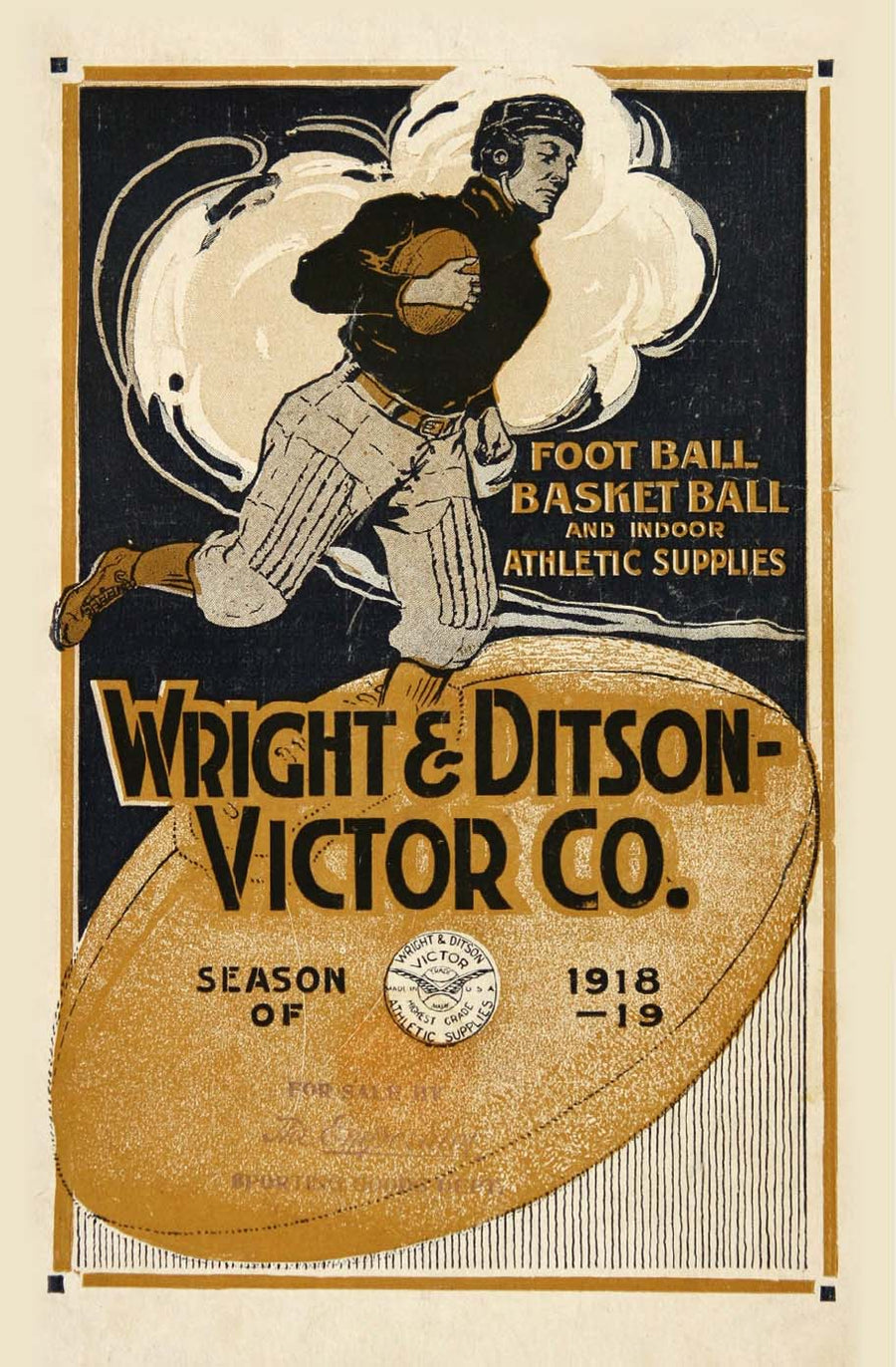 Wright & Ditson Victor CO. season 1918 Ad