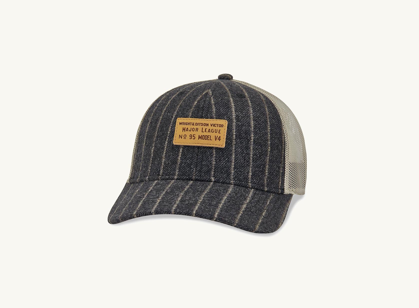 pinstripe navy major league hat