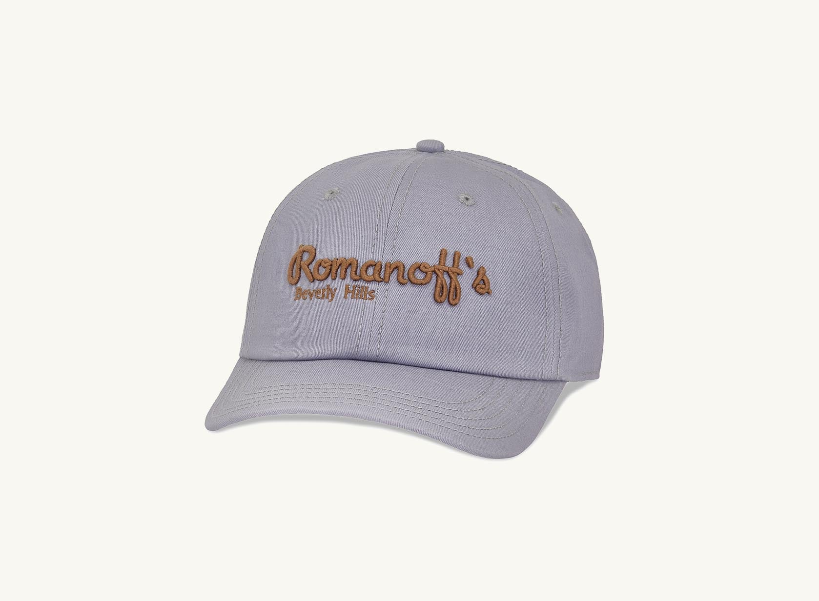 light gray romanoffs hat