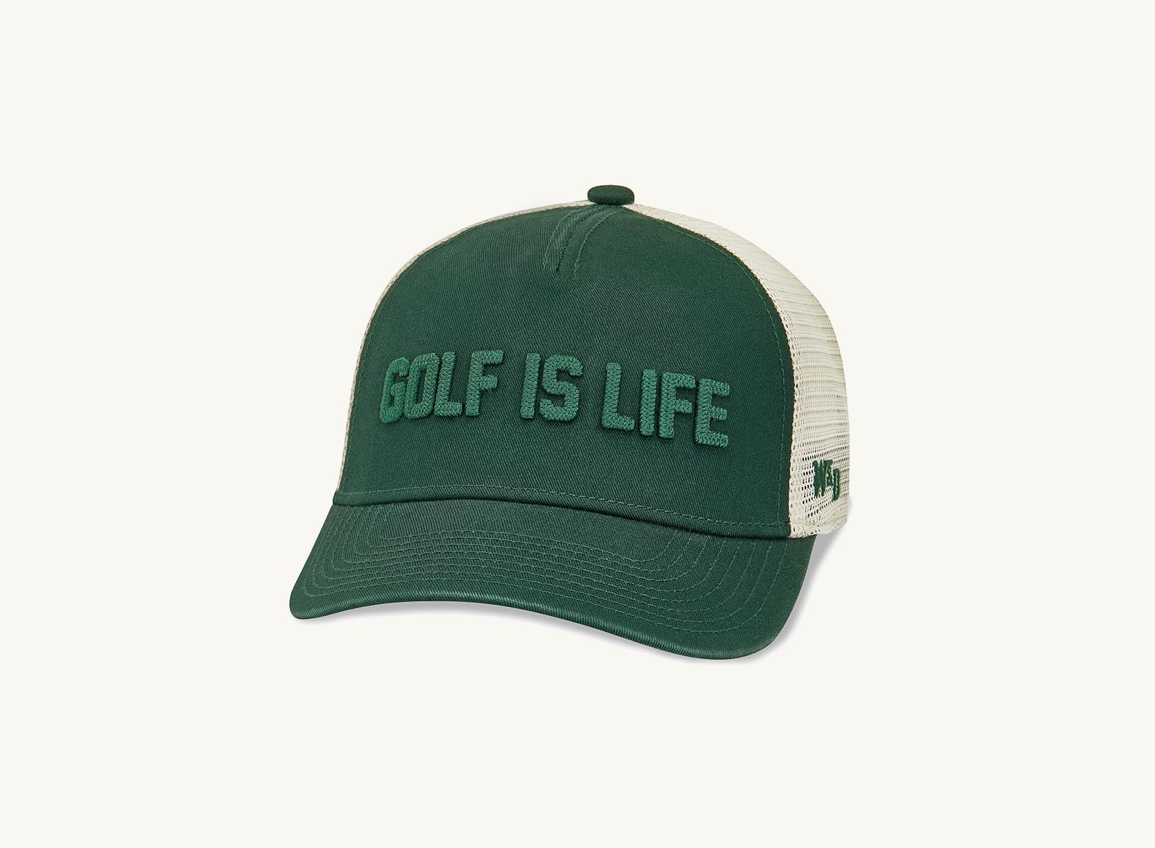 green palmer golf is life hat