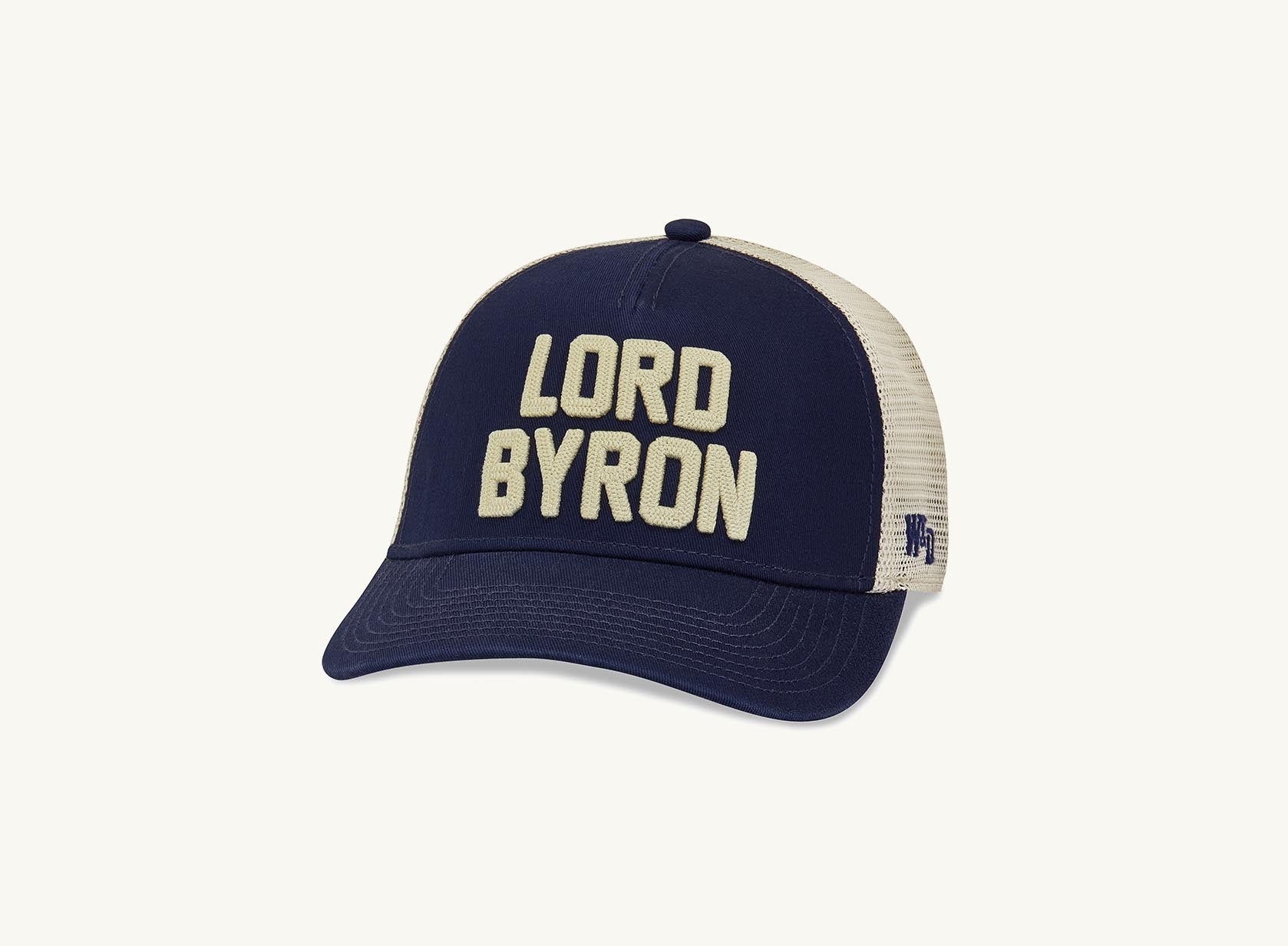 navy lord byron hat