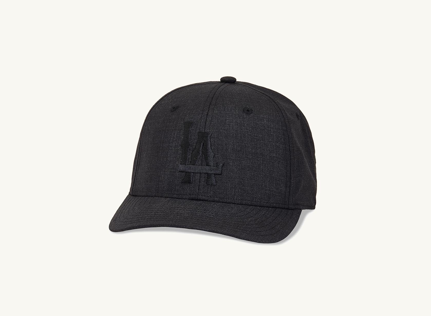 dark grey LA hat