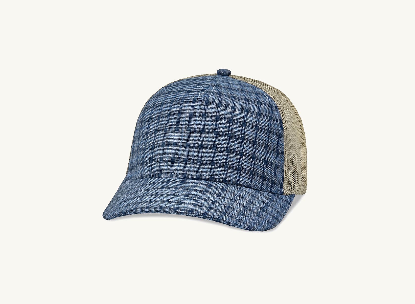 blank light blue khaki hat