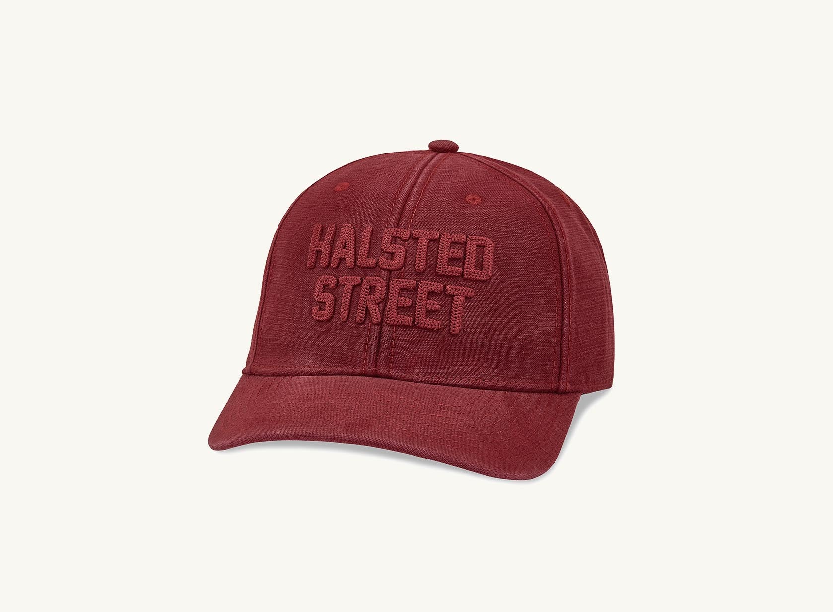 burgandy halsted street hat
