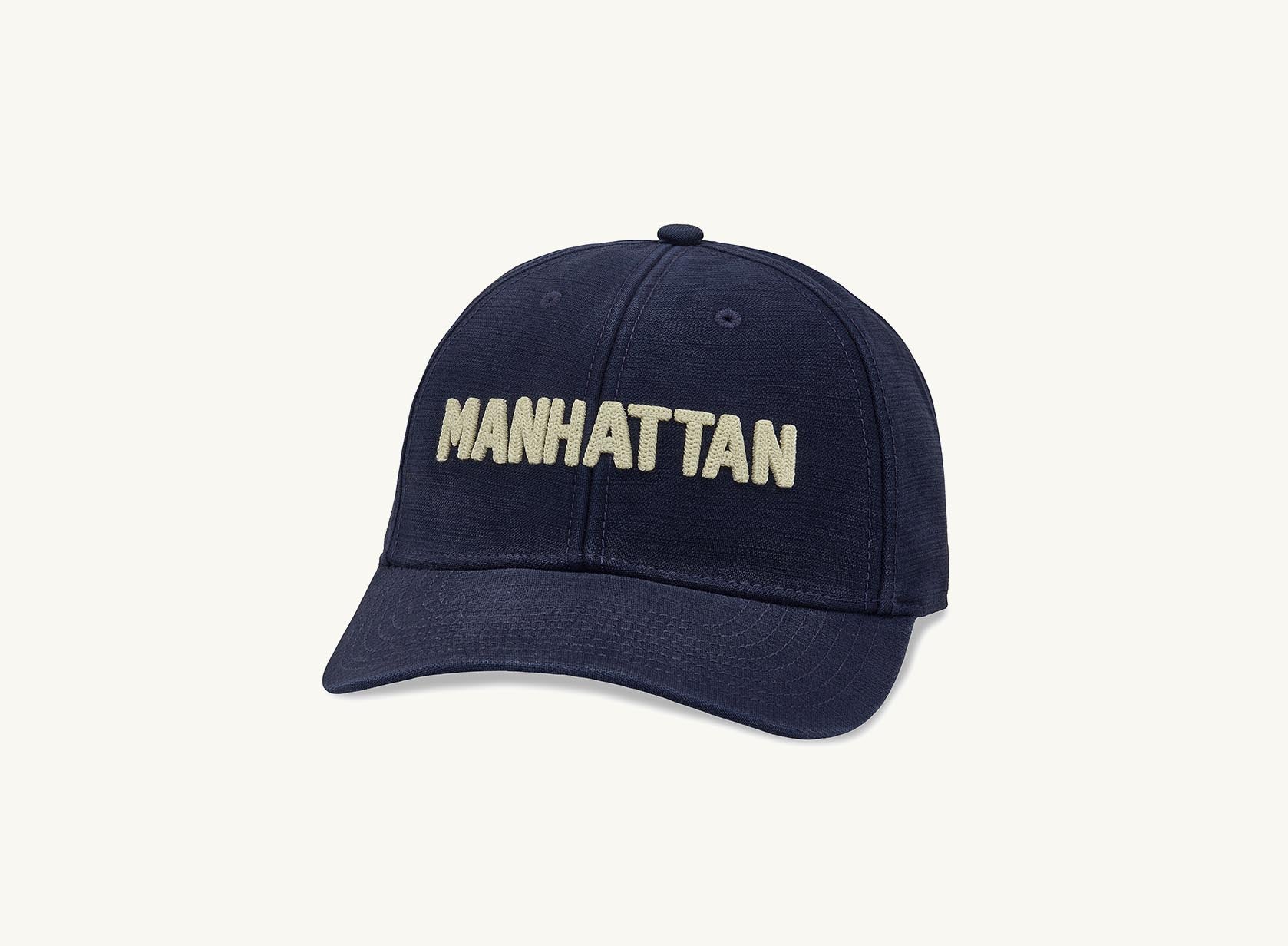 black manhattan hat