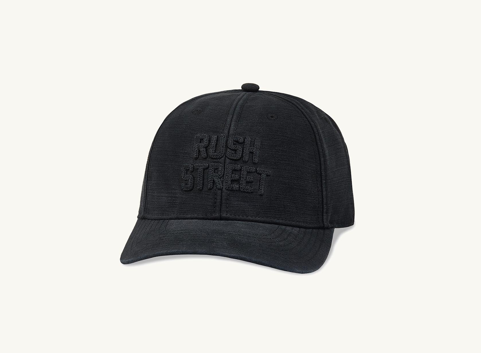 black rush street hat